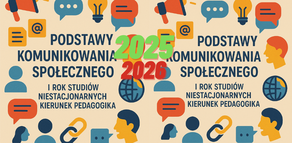 Course Image Podstawy komunikowania społecznego I rok niestacjonarne licencjat 2025-2026 JŻH