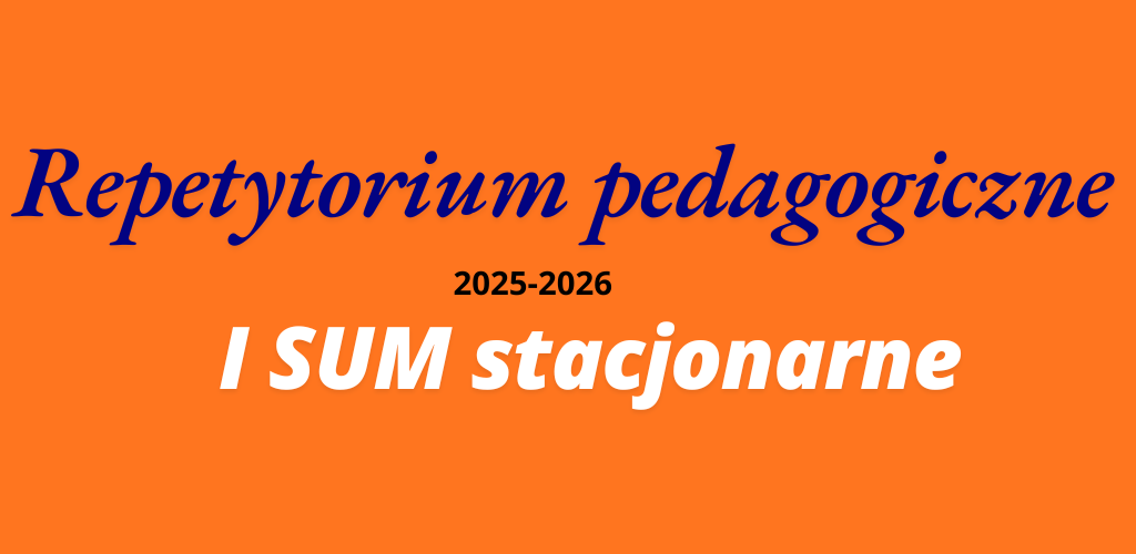 Course Image Repetytorium Pedagogiczne I SUM stacjonarne 2025-2026 JŻH